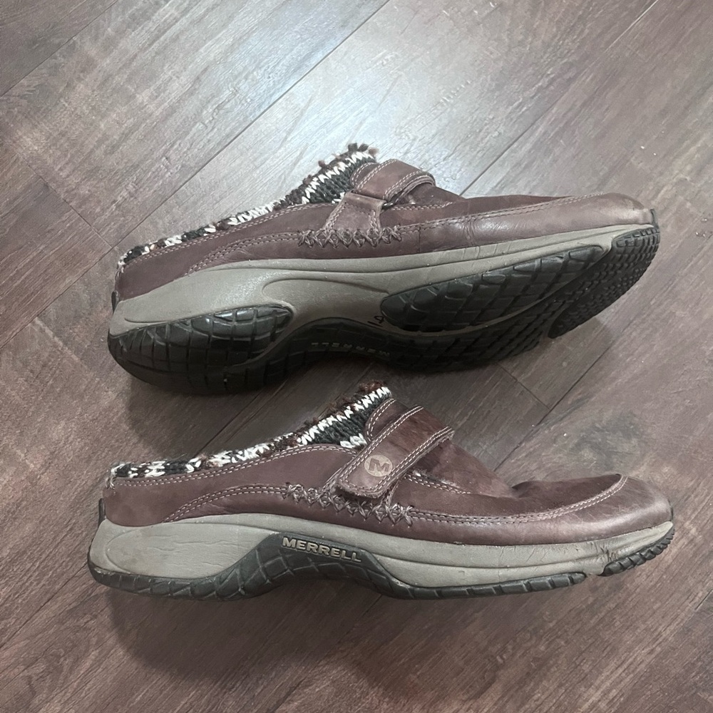 Merrell Encore Scoop women’s size 10 slide on slip on brown